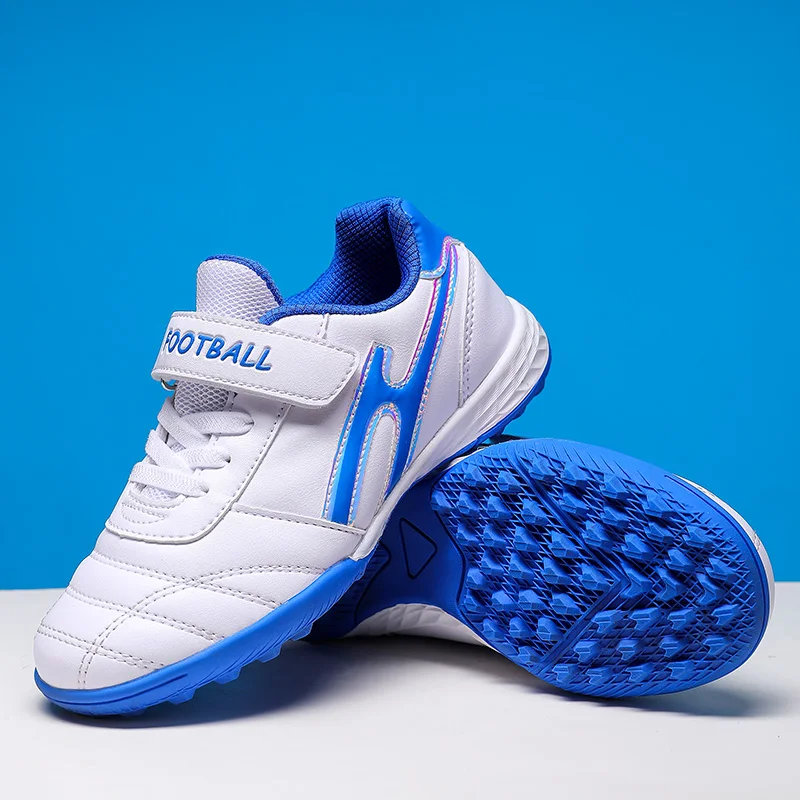 

Лидер продаж, уличные профессиональные детские футбольные бутсы с защитой лодыжки, удобная спортивная обувь, легкоатлетические гоночные шипы
