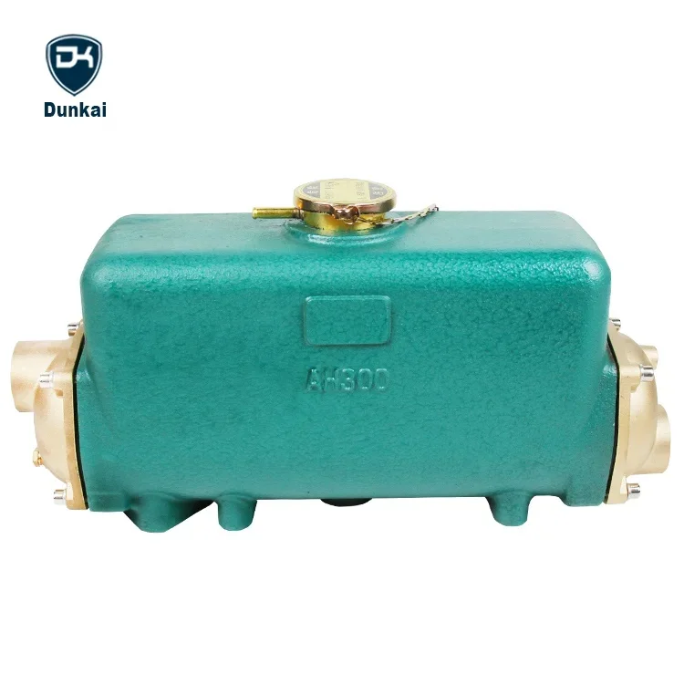 Hangzhou Dunkai Marine Equipment Boat Water To Water Copper Coil Industrial AH300 Heat Exchanger Price