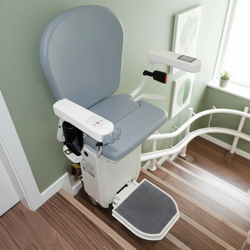 Home Use Straight /Curved Stair Chair Lift Mini Chair Elevator for House for the Elderly People and Disability