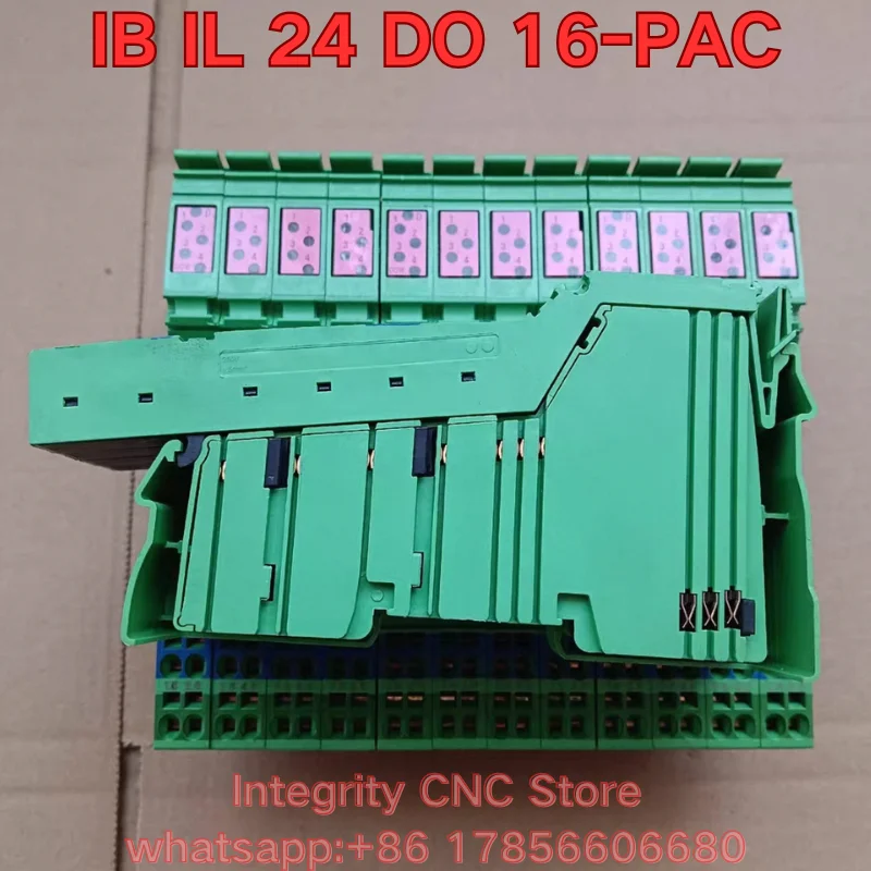 Second-hand IB IL 24 DO 16-PAC 16TX industrial switch function test is normal 2861292