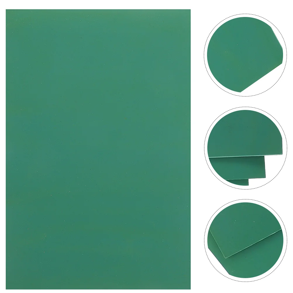 

4 Pcs Cutting Mat Engraving Rubber Sheet Mats Board Portable Professional Plastic Craft Green Plate Child