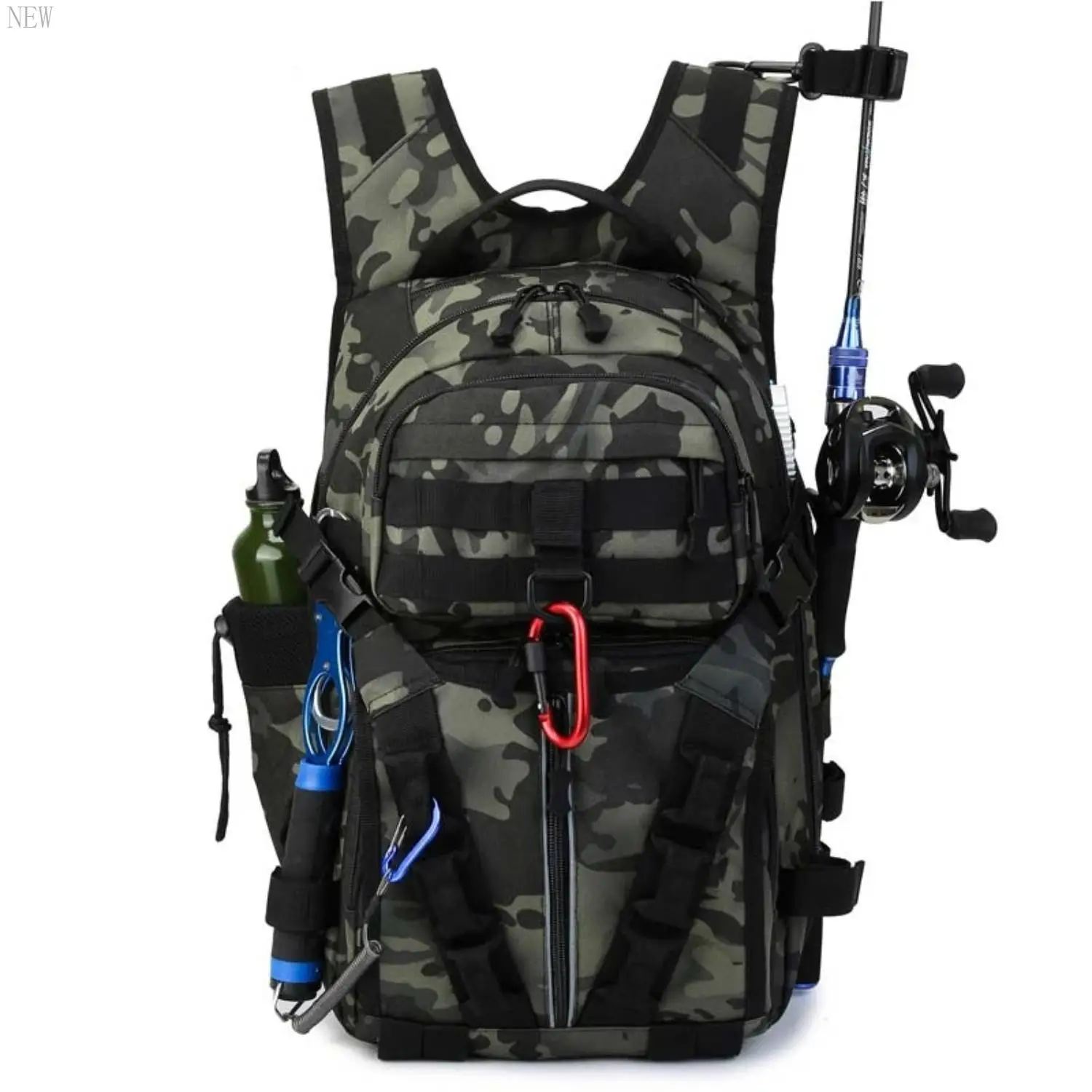 

New Men Fishing Lure Rod Box Camping Climbing Backpack Hunting Multi- Military Tactical Men Bags Fishing Shoulder