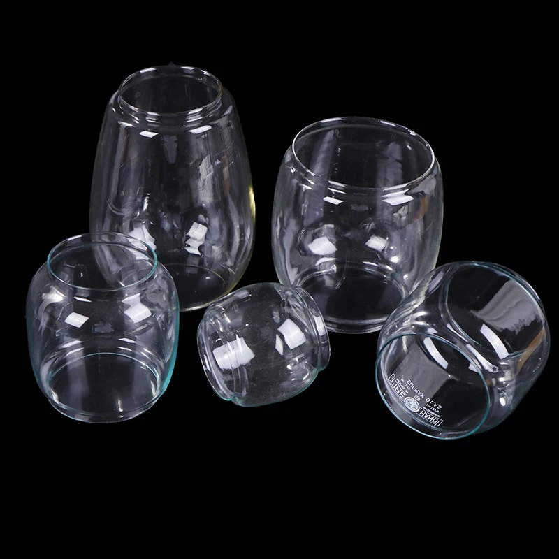 High Quality! Horse Lamp Glass Lampshade Nostalgic Retro Outdoor Kerosene Lamp Circular Lampshade Lighting Accessories image 3