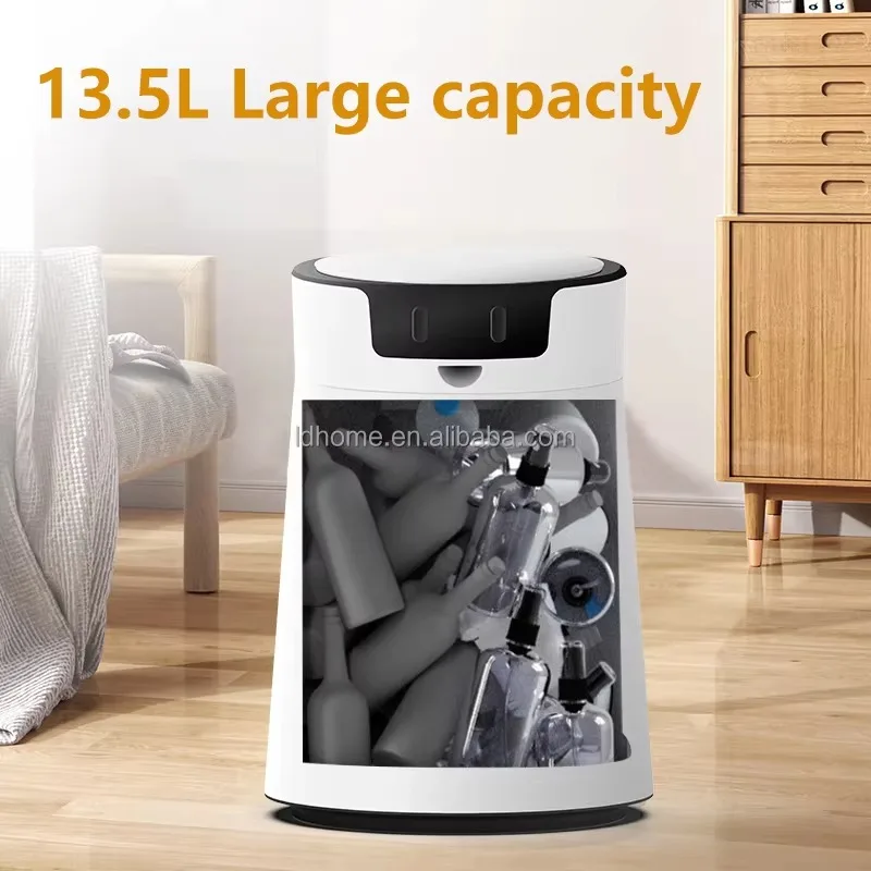 Smart sensor self-changing automatic self-sealing trash can