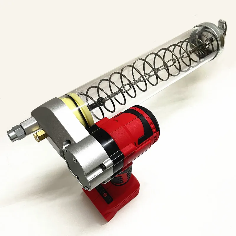 밀워키 18V 배터리 브러시리스 전기 그리스 건 고압 10000PSI 완전 자동 오일 인젝터 지방 기계