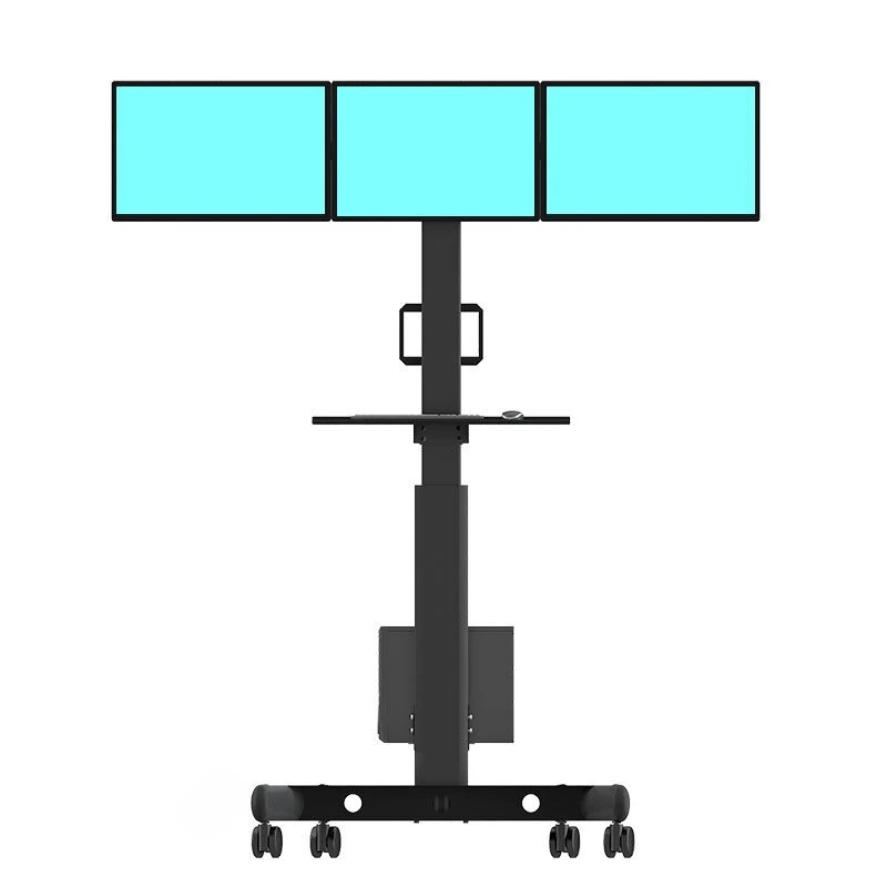 Monitor holder, lifting mobile cart, keyboard and mouse holder
