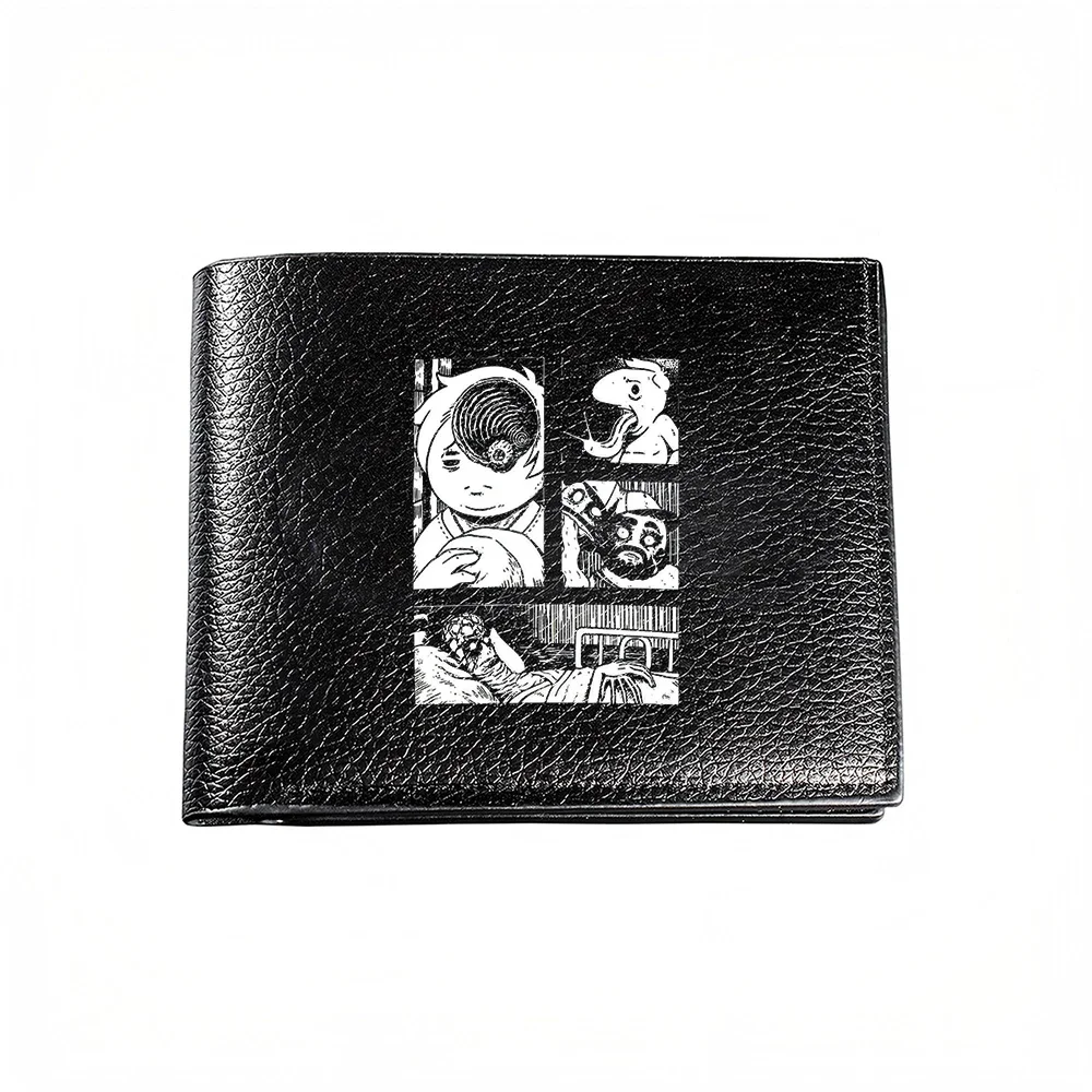 Abstract Comic Art Design Men's Wallet With Unique Panel Patterns Casual Business Style Fashion Accessory For Everyday Use
