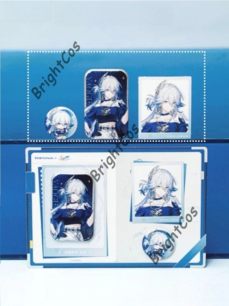 [Official Collab] 2026 Honkai: Star Rail X ChaPanda Game Anime Jing Yuan Yao Guang Paper Bag Acrylic Stand Laser Ticket Gift view 6