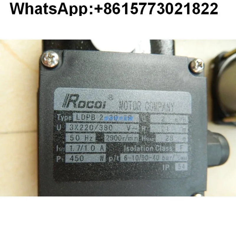 Тайвань ROCOI MOTOR COMPANY черный электрический усилитель из нержавеющей стали LDPB2-30-TP водяной насос станка