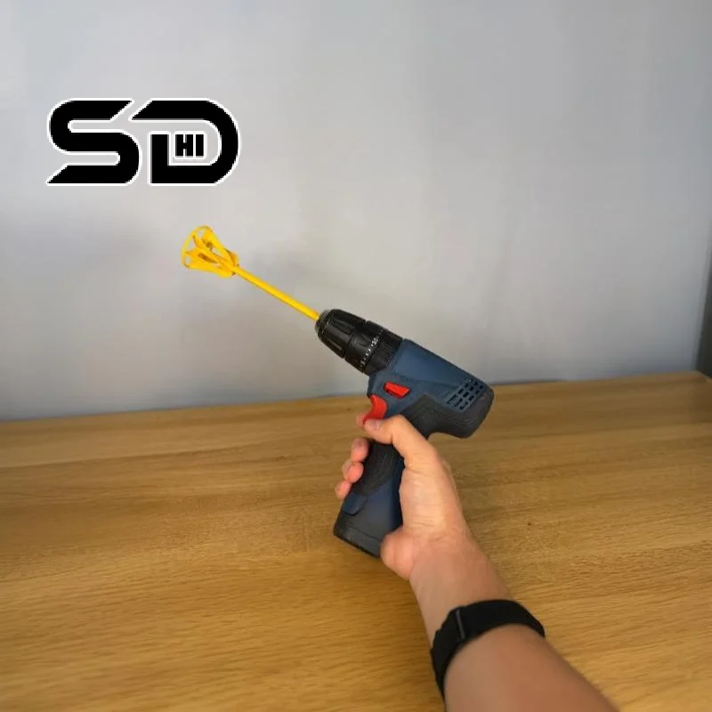1PCS Hexagonal Shaft Gypsum Paint Mixer Accessory Multi-Functional Electric Drill Stirring Paddle For Mortar Filler