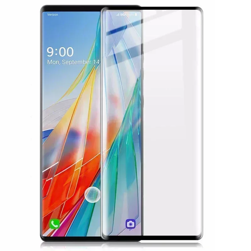 2/4 шт. изогнутое закаленное стекло для LG Velvet / LG G9 LM-G900N LG Wing LM-G900EM, полная защита экрана, защитная пленка