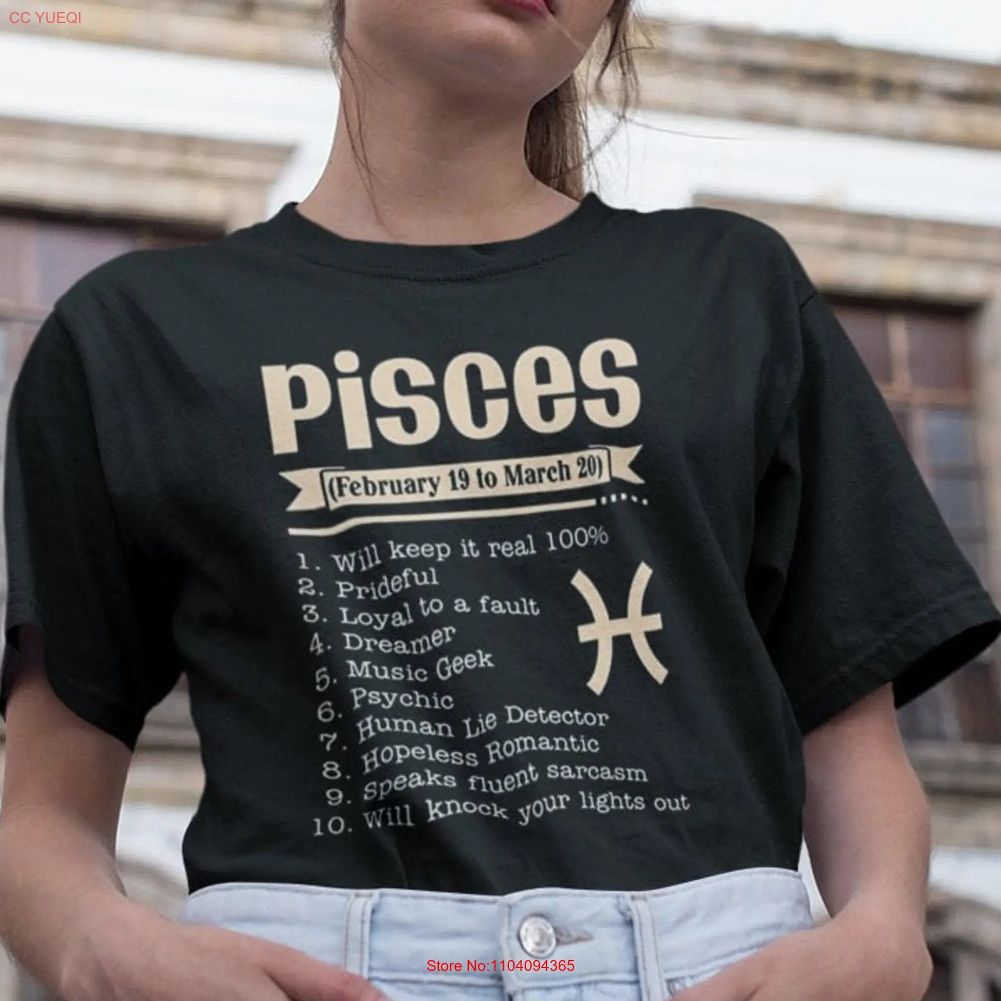 Pisces Vibes Discover the 10 Things About with this Informative Zodiac T Shirt For Enthusiasts long or short sleeves