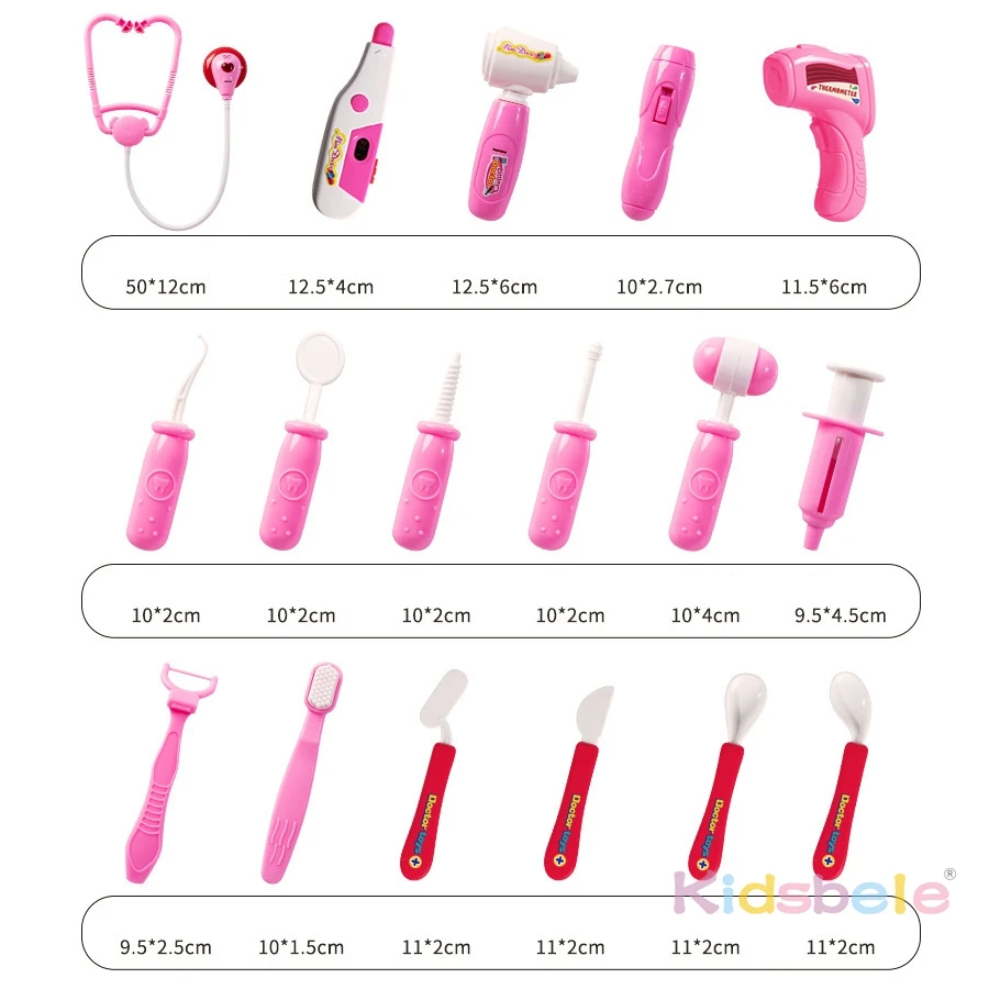 Luksusowy zestaw lekarski dla dzieci z narzędziami medycznymi, lalką i fartuszkiem lekarza - zabawka do odgrywania ról