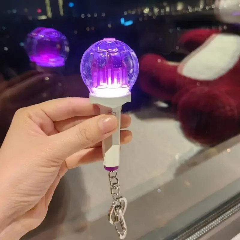 Barra de luz coreia kpop lightstick lâmpada chaveiro haste luminosa lâmpada concerto festa flash brinquedos fluorescentes hiphop flash ajuda haste