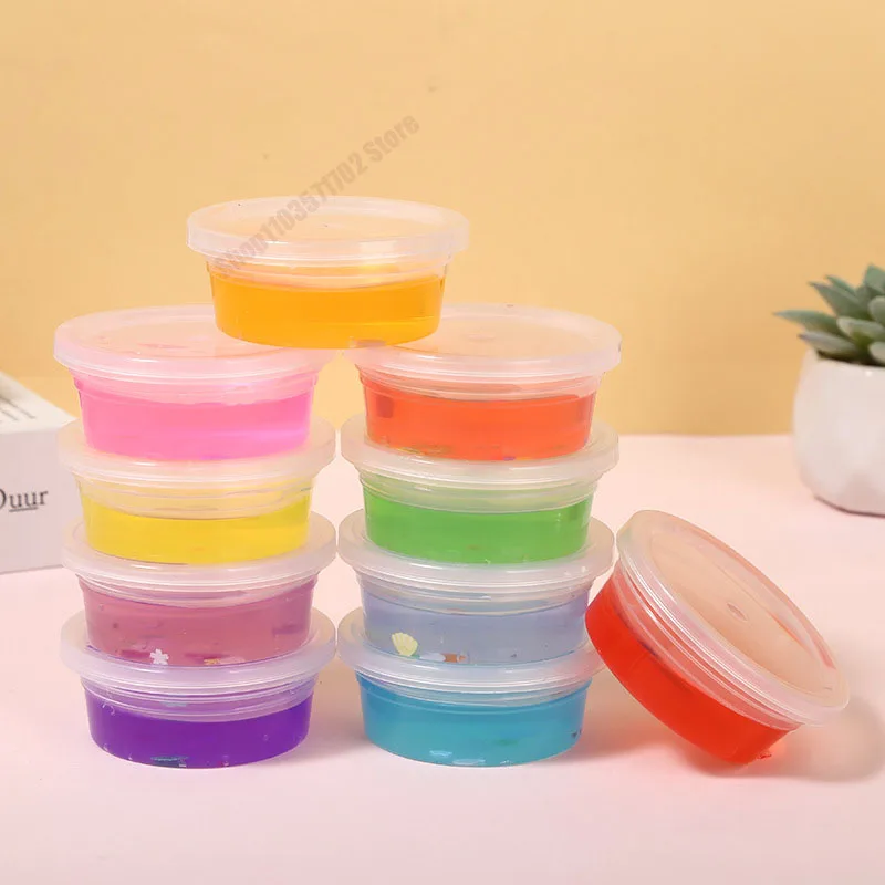 

Toy transparent crystal mud foam gel crystal mud set, slime internet famous children's plastic