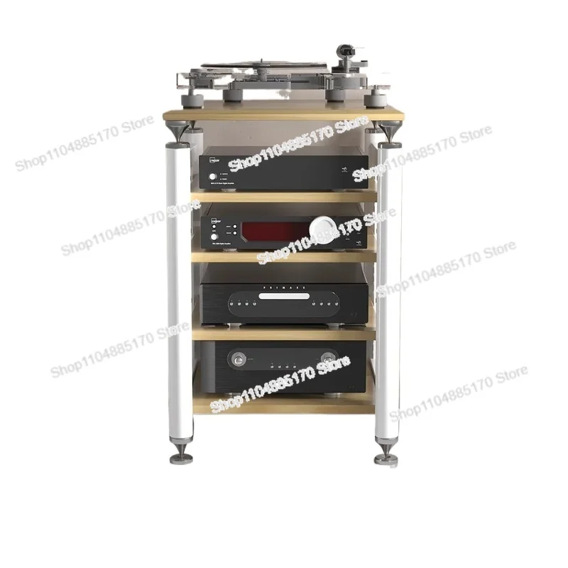 

For B-705 HIFI Amplifier Cabinet Rack Speaker Placement Rack Black Rubber Singing Rack Shock-Absorbing Speaker Cabinet