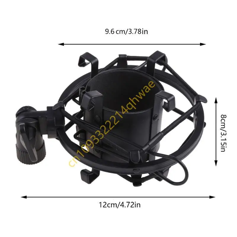 Grabación estudio Micrófono choque Montaje radio Radio Streaming Gaming Anti Vibration Ridebreing