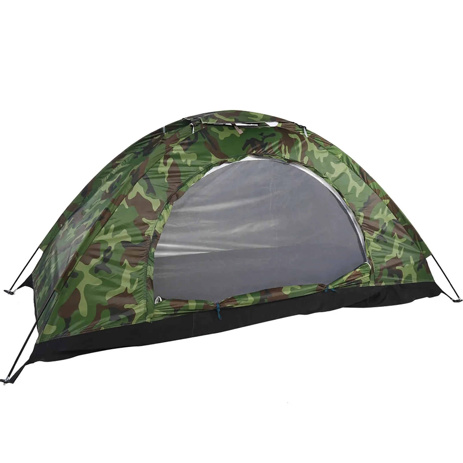 

Outdoor Camping Tent Ultralight Camouflage UV Protection Waterproof One Person Tent for Camping Hiking Fishing Beach Pop Up Tent