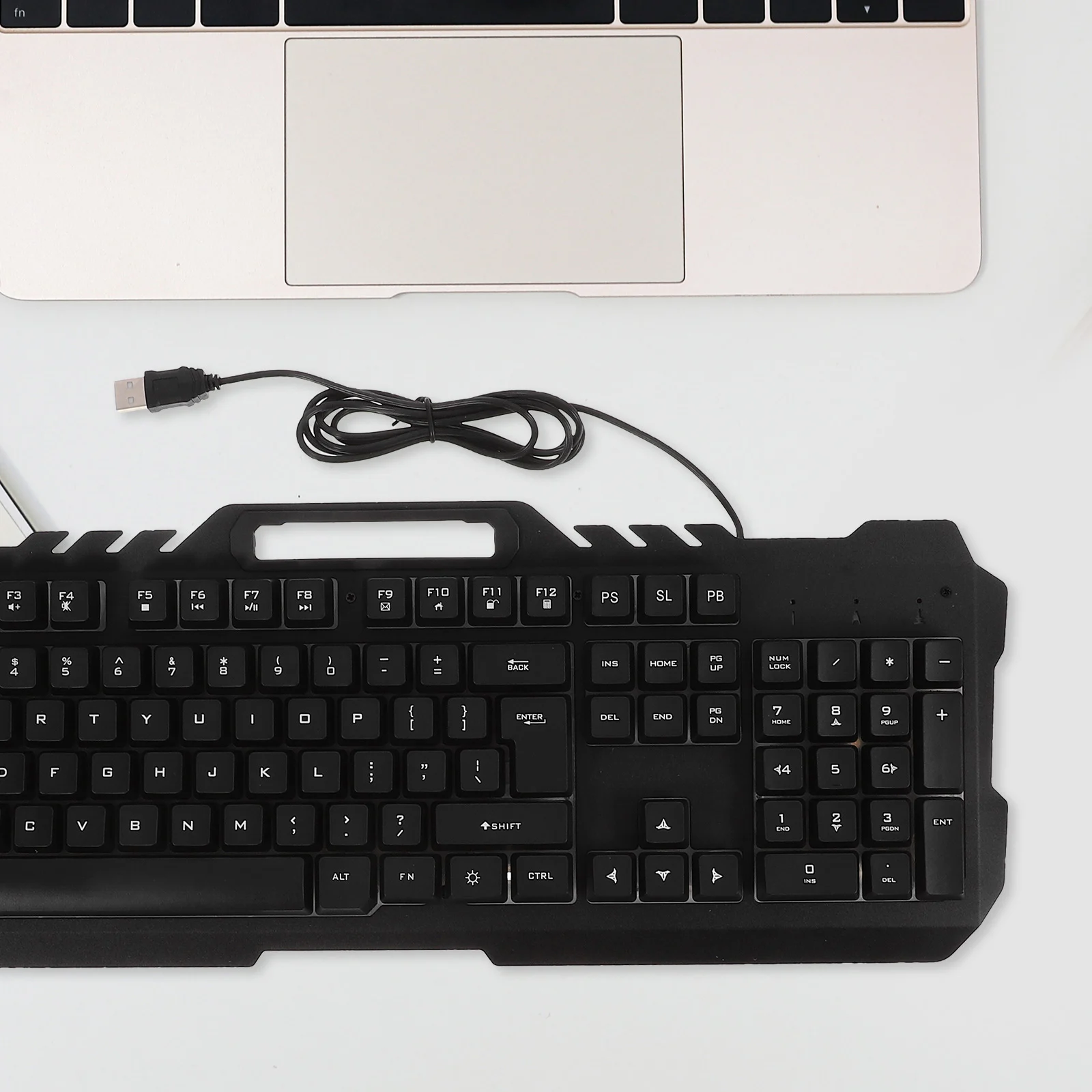 

Backlit Keyboard and Mouse Set Gaming Keys USB Comfortable Mechanical Comfy Wired