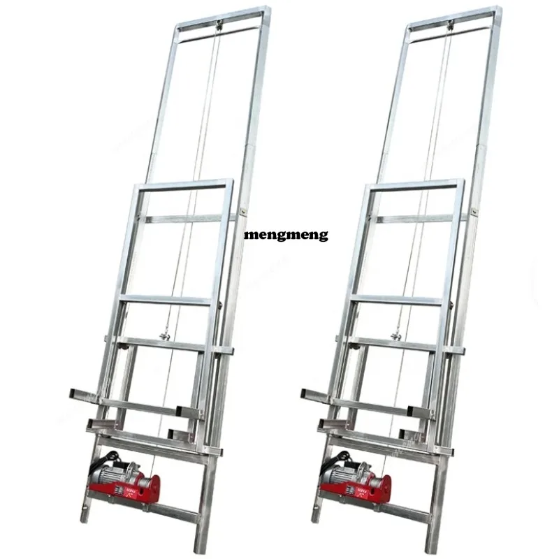 Glass photovoltaic panel electric lift solar panel installation lift dedicated sloped roof turning lift automatic artifact
