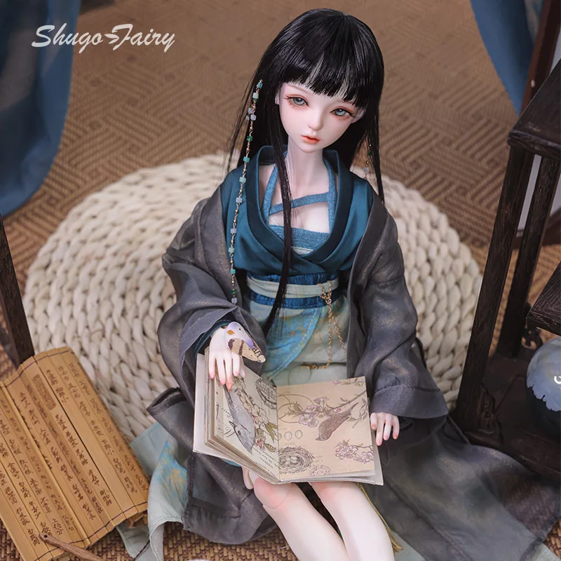 

Shuga Fairy Celia 1/4 BJD Doll - Tea Room Casual Style Fashion Ball Jointed Doll with Big Boobs Bjd Doll Full Set Bjd 1/4