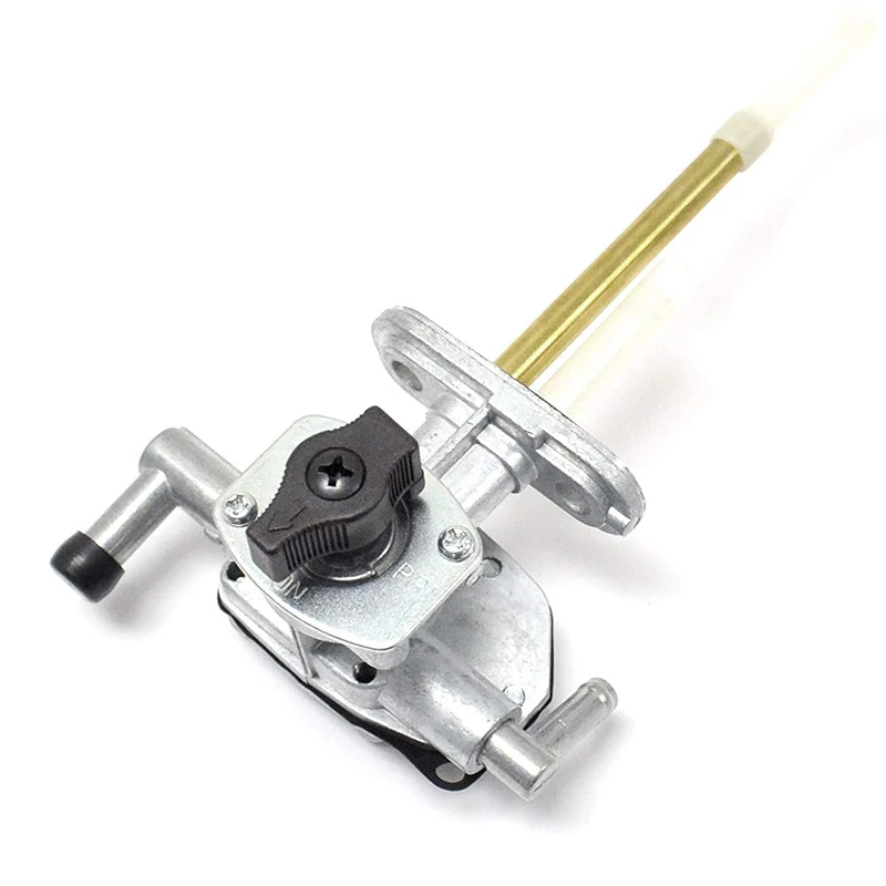 Gas Tank Fuel Cock Valve 44300-07G01 44300-38F02 44300-38F03 Aluminum Alloy Silver 1pcs For Suzuki LTF400 LT-F400 LT400