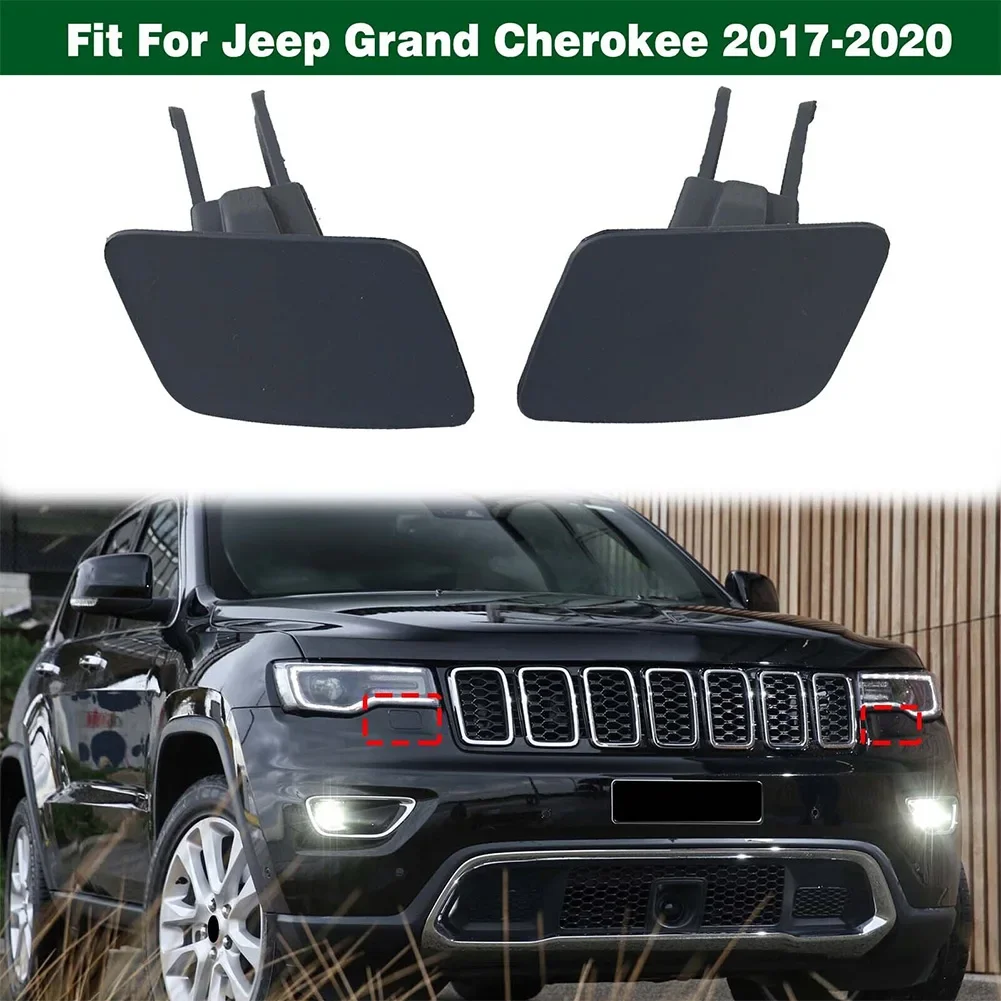 

2 шт./компл. передняя крышка для Jeep Grand Cherokee 2016-2021, крышка омывателя фар 5XL50TZZAA 5XL51TZZAA, замена автомобильных аксессуаров