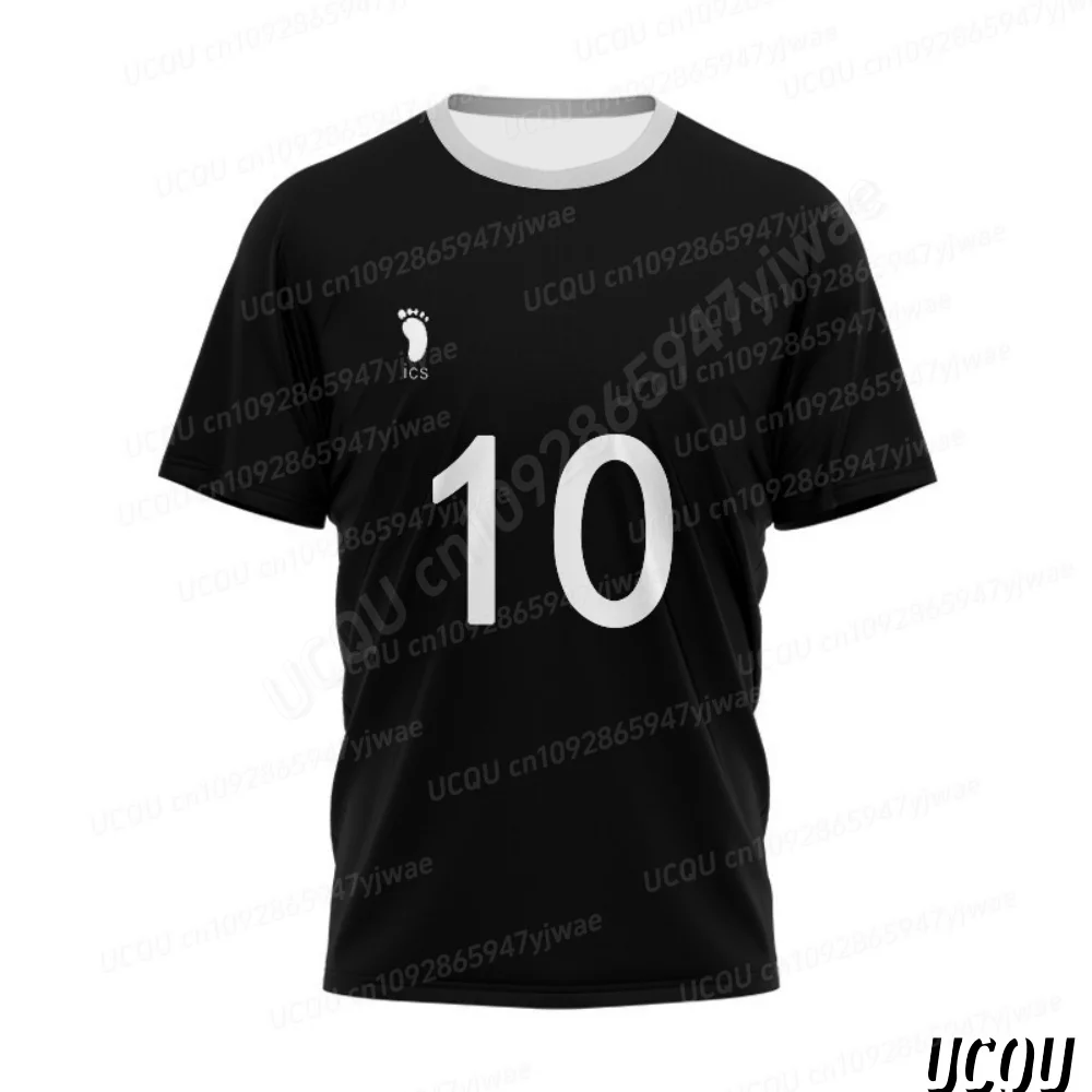 

Volleyball Boy Haikyu!!Character Costume Anime Merchandise Inarizaki College 3D Digital Color Print Casual Short-Sleeved T-Shirt