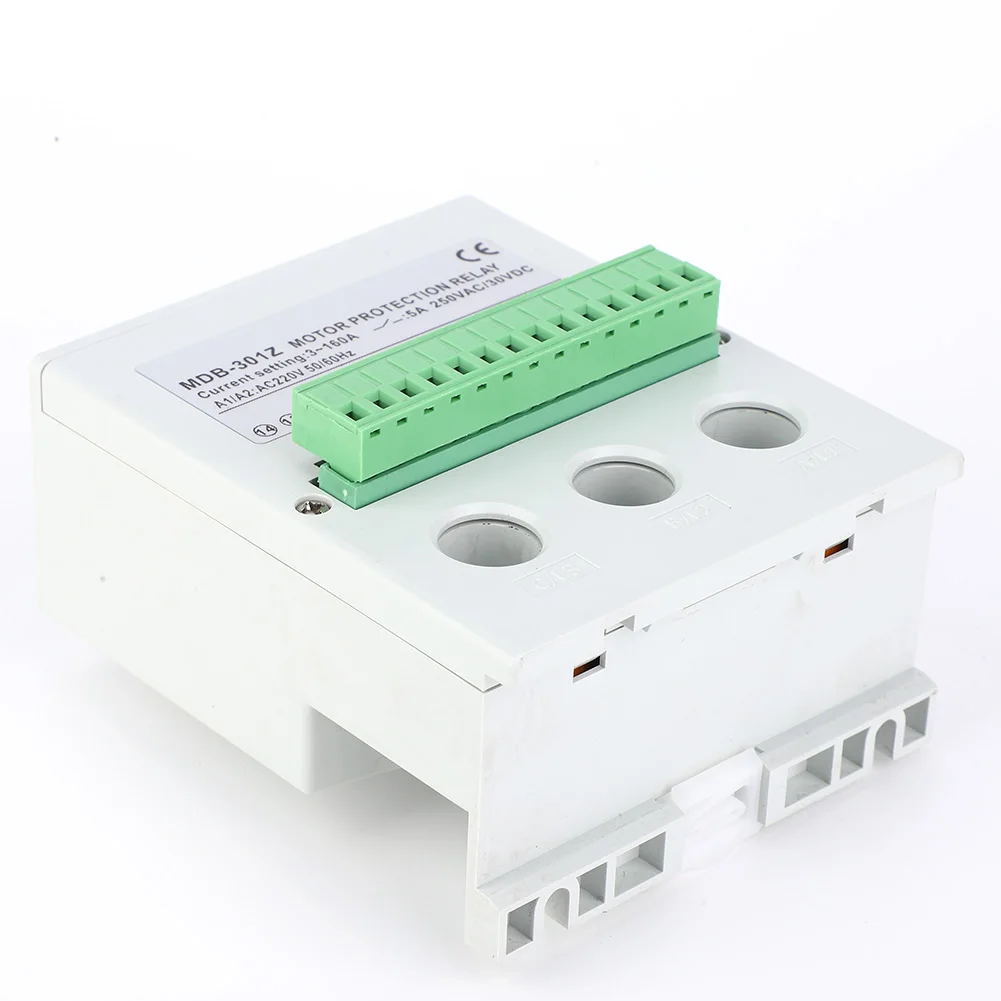 AC220V 3-160A حامي المحرك المتكامل 3-Phase الرقمية الزائدة الحالية المرحلة فشل الزائد/تحت الحماية #5