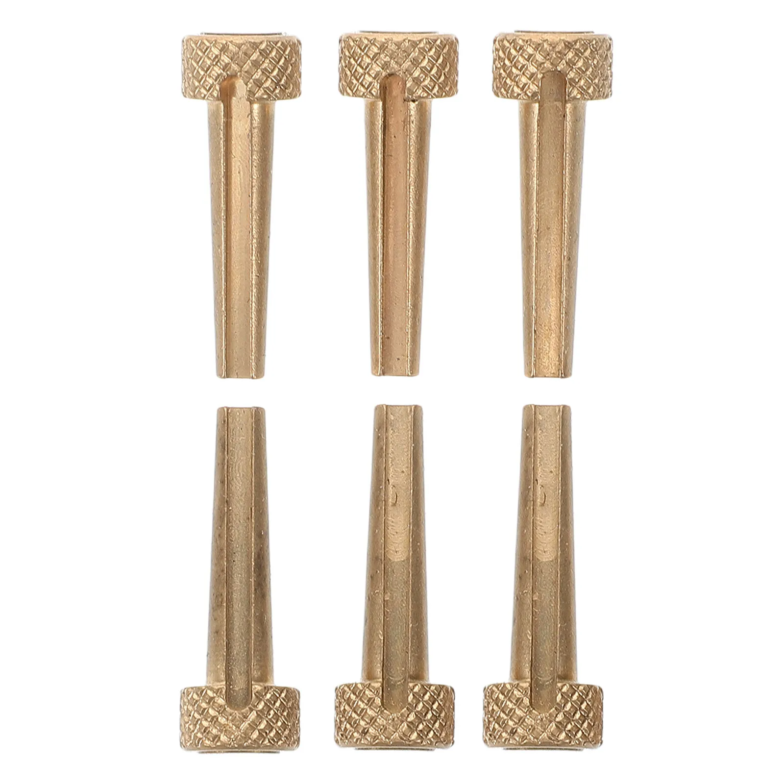 

1Set Acoustic Guitar Bridge Pins Durable Material Enhanced Sustain Secure Fit Portable Metal String Fixing Nails Tool