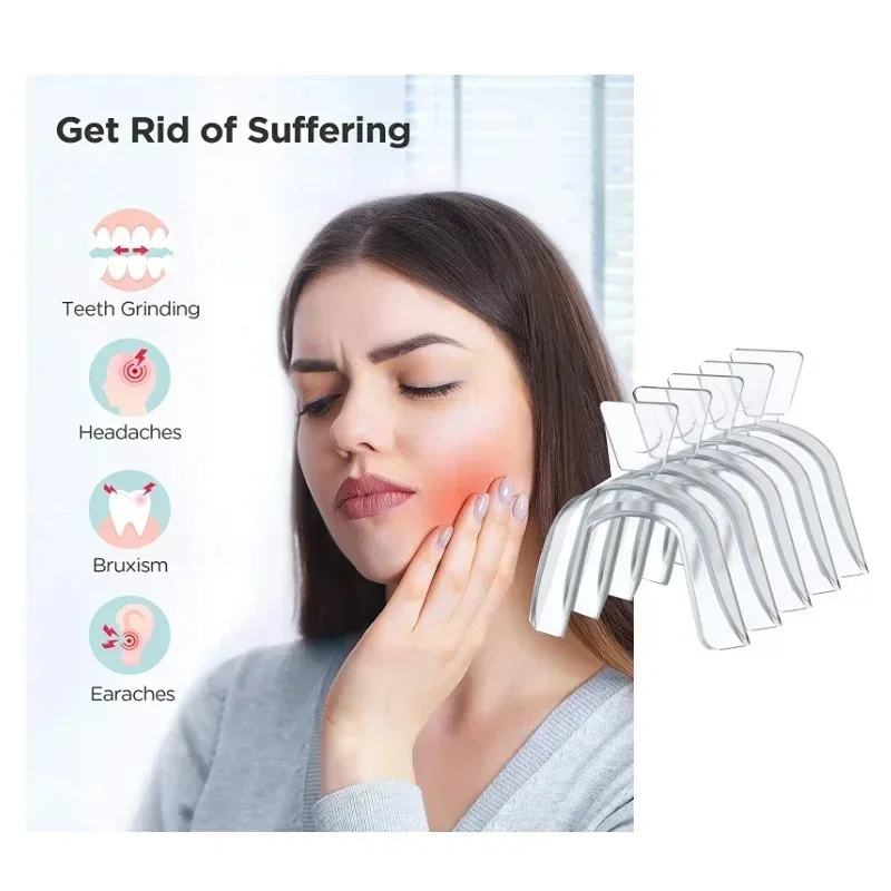 Mouth Guard EVA Teeth Protector Night Guard Mouth Tray Bruxism Grinding Anti-snoring Teeth Whitening Boxing Protection