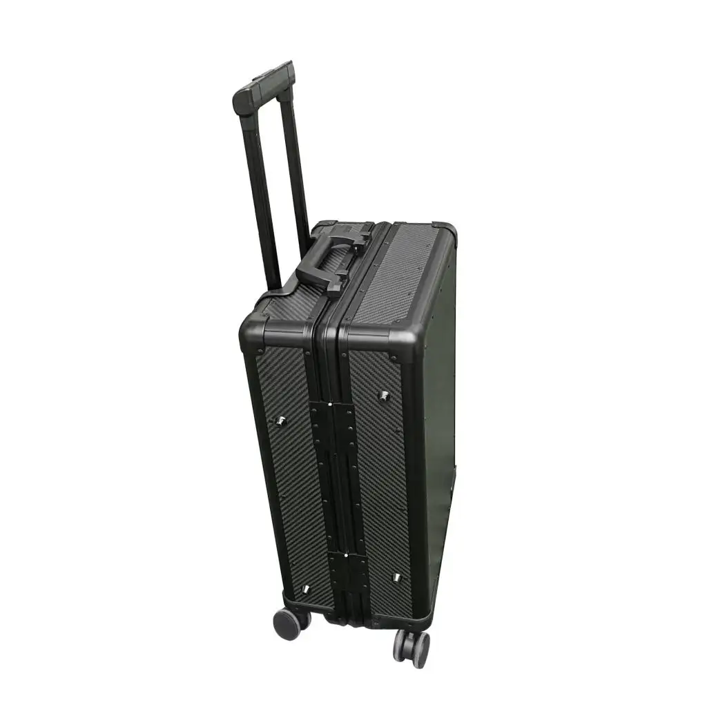 Upgrade Universal pre-preg carbon fiber Luggage 20-Inch carbon black Trolley Case lightweight duralble