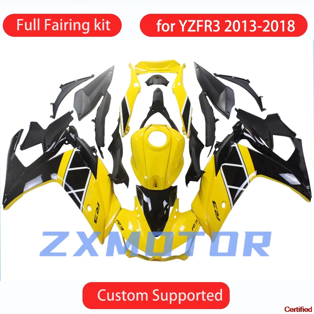 

OEM Fitment Fairing Kit for YAMAHA YZF R3 2013 2014 2015 2016 2017 2018 Motorcycle Customized Fairings YZFR3 13-18