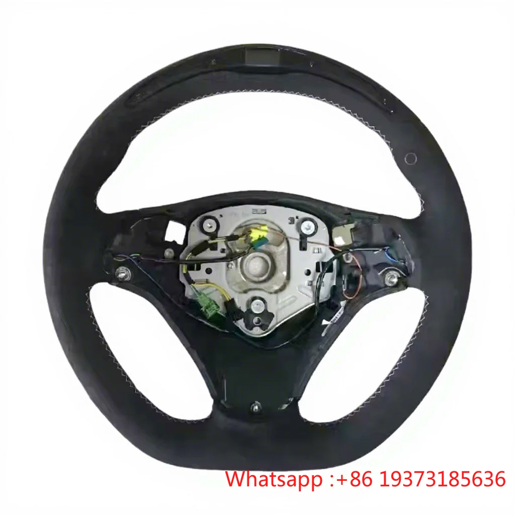 For Wholesale Hot Sale Customization M Performance Suede LED Steering Wheel for BMW 3 Series E90 E91 E92 E93 Car Steering Wheel