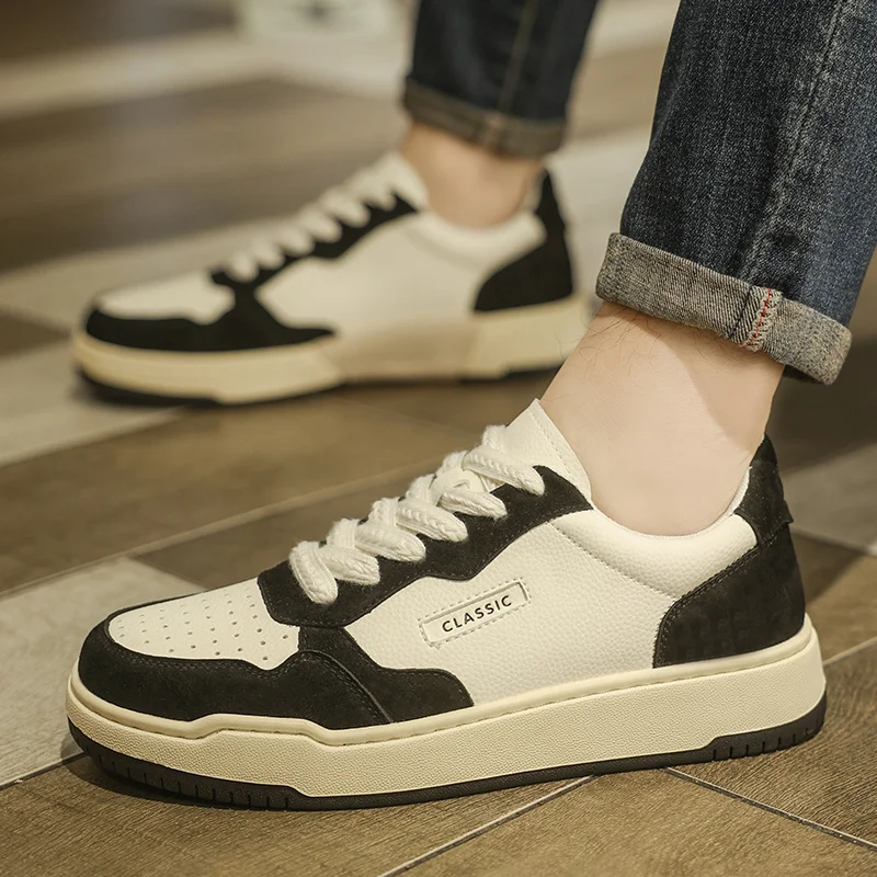 

2025 Spring New Men's Fashion with Outdoor Leisure Sports Low Tide with 100 Wear Four Seasons Board Shoes Non-slip Breathable