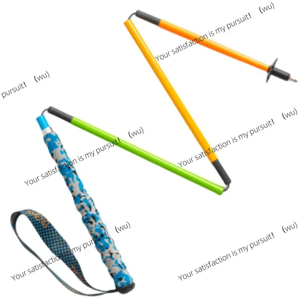 Ultra-light portable hiking stick, carbon fiber five-section foldable walking stick, climbing accessories