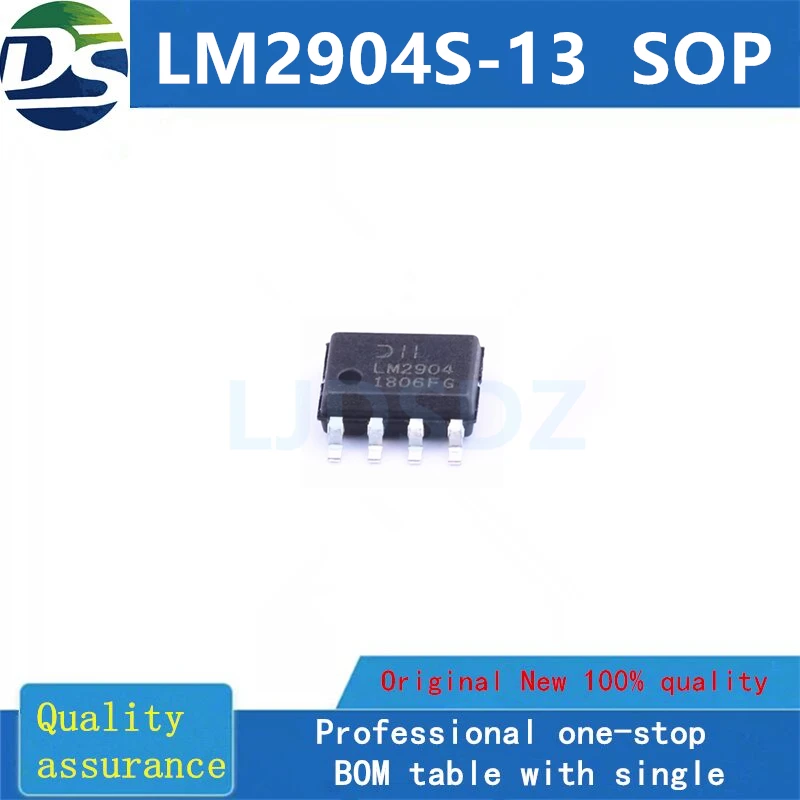 10 PCS/LOTE   LM2904S-13  SOP    IN STOCK