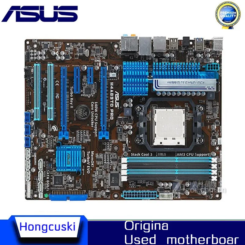 

For Asus M4A89TD PRO Desktop Motherboard 890FX Socket Socket AM3 DDR3 USB3.0 SATA3 32G Original Used Mainboard