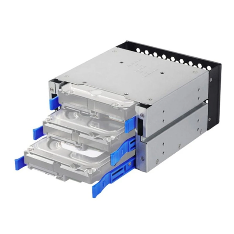 3.5 To 5.25 Three-Disc Hard Drive Cages 2 Chassis Drives In The Chassis Hard Drive Box Computer Storage Expansion