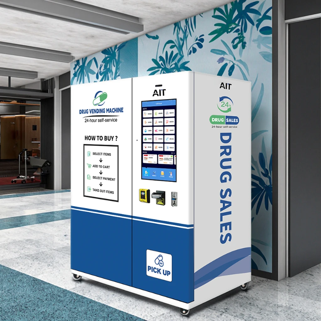 Distributore automatico di preservativi medicinali AIT 24 ore su 24 per farmaci con funzione SDK