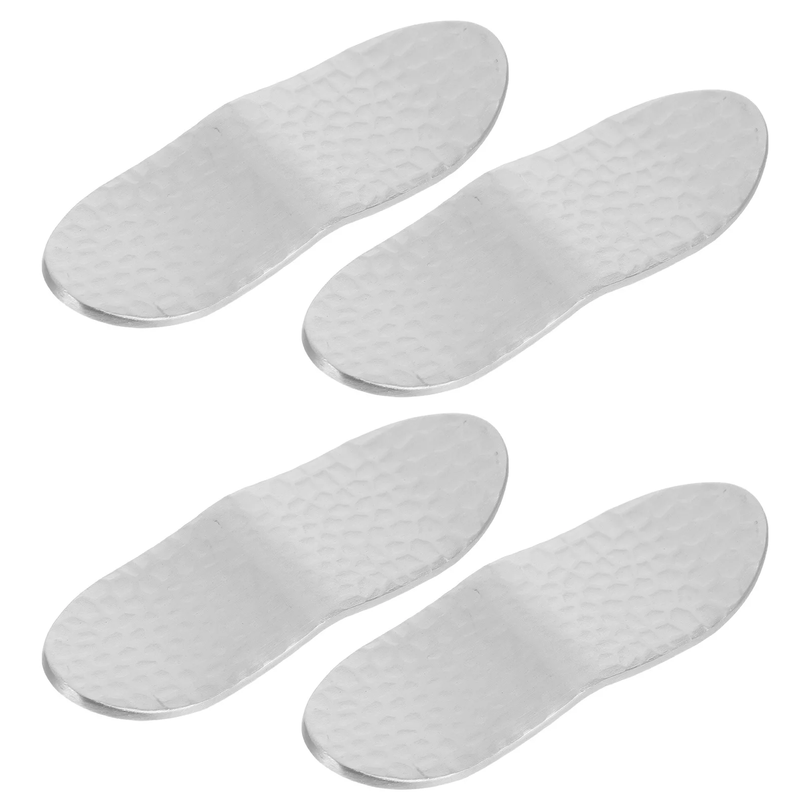 

Stainless Steel Spoon and Chopstick Holder Set of 4 Premium Hammered Finish Restaurant Style Tableware Rest Organizer