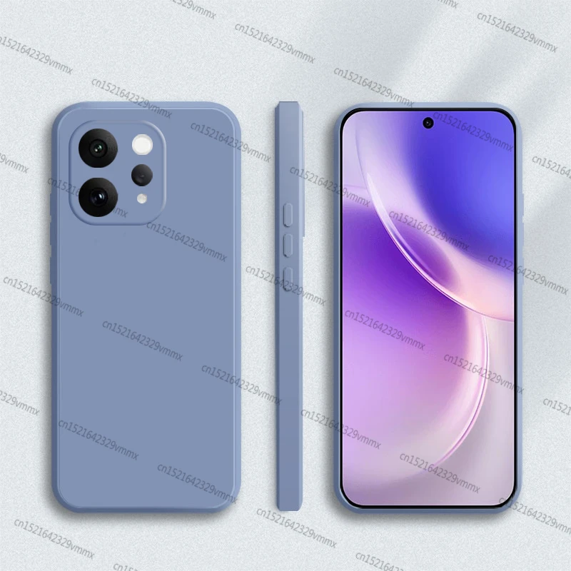 

Мягкий оригинальный чехол из жидкого силикона для Vivo V70 Elite, противоударная задняя крышка для Vivo V70 Elite