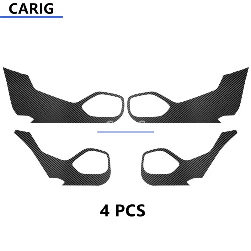 Per GEELY AZKARRA/BOYUE PRO 20-22 adesivo anti-calcio per porte modificato modello in fibra di carbonio accessori interni per pellicole per auto