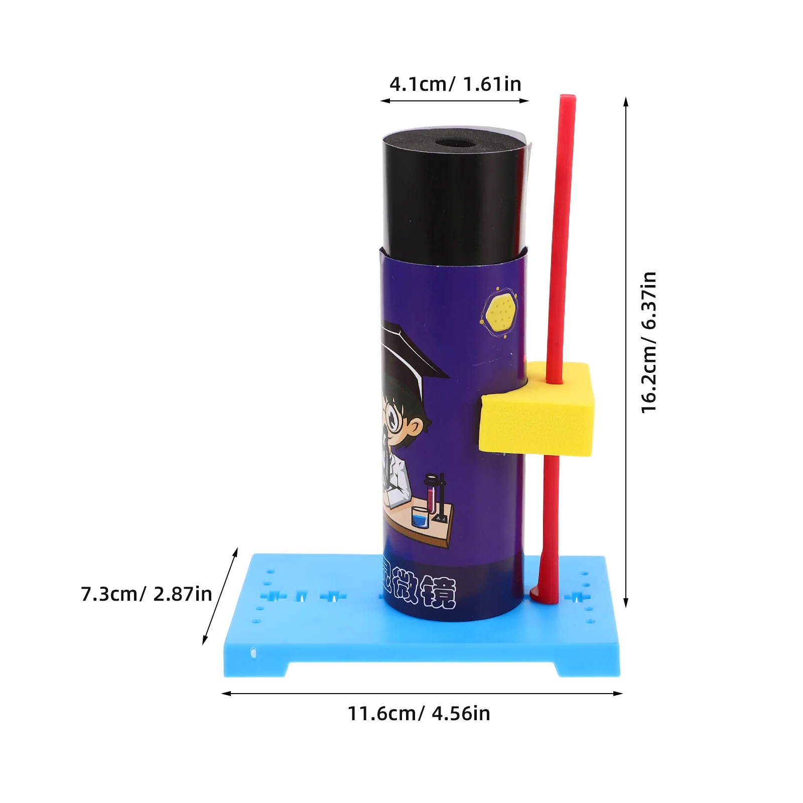 1 satz 1 Set Kinder Mikroskop Wissenschaft Kit Diy Montage Mini Mikroskop Für Anfänger Schüler Lernen Stem Tragbare Handheld Labor