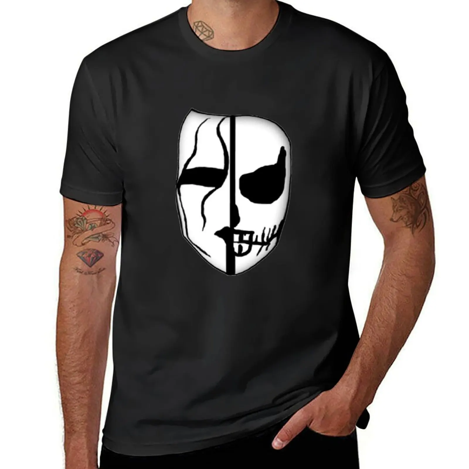 

Sting and Darby Allin Face Paint T-Shirt oversizeds heavyweights quick-drying aesthetic clothes mens vintage t shirts