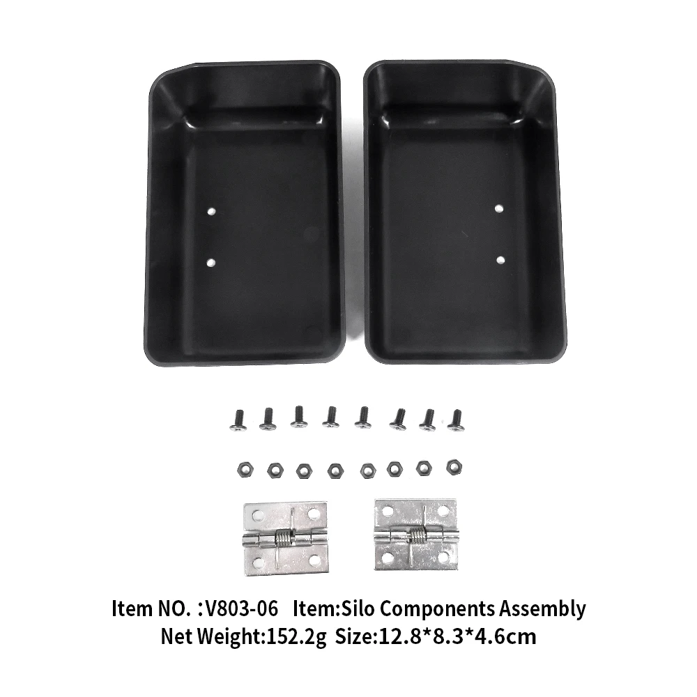 Flytec oficial Original V803-06 componentes de Silo montaje piezas de repuesto para 4 tanques antena Dual RC carpa pesca cebo barco