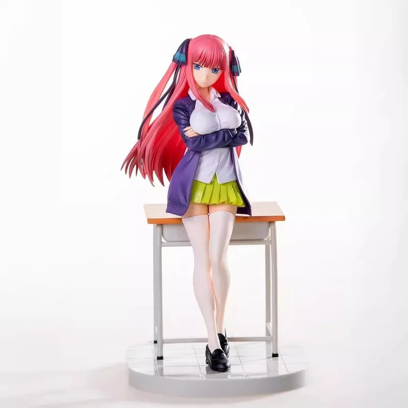 

The Gorgeous Glamorous Pretty Playful Beautiful Anime Figure Desk Sitting Pose School Uniform Collectible Statue For Anime Fans