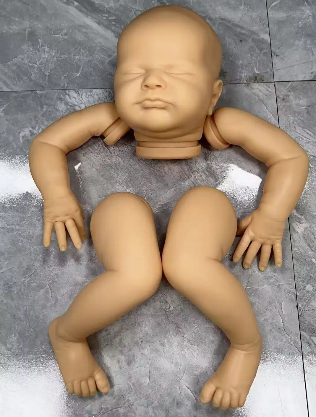 19 Inch NPK Clearance Reborn Doll Kit Max Limited Edition - Lifelike Soft Touch French Color with Cloth Body