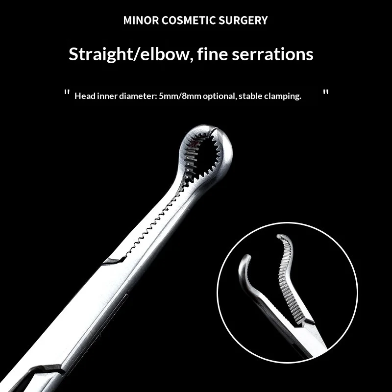 

Держите костные щипцы и захватите зубчатые щипцы.