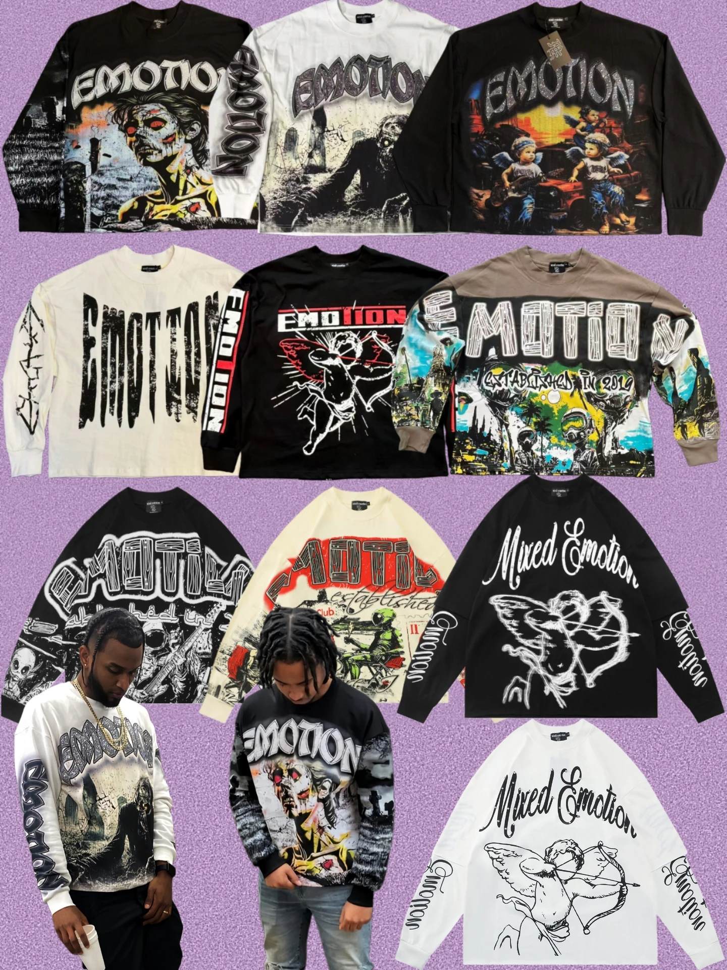 

Хлопковая футболка оверсайз с принтом из страз в стиле американского стрит-рэпа, свободный крой, круглый вырез, хип-хоп...